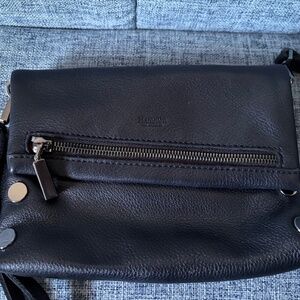 Hammitt black leather crossbody bag